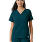 Women's Knit Panel Scrub Top