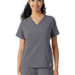 Women's Knit Panel Scrub Top