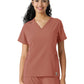 Women's Knit Panel Scrub Top