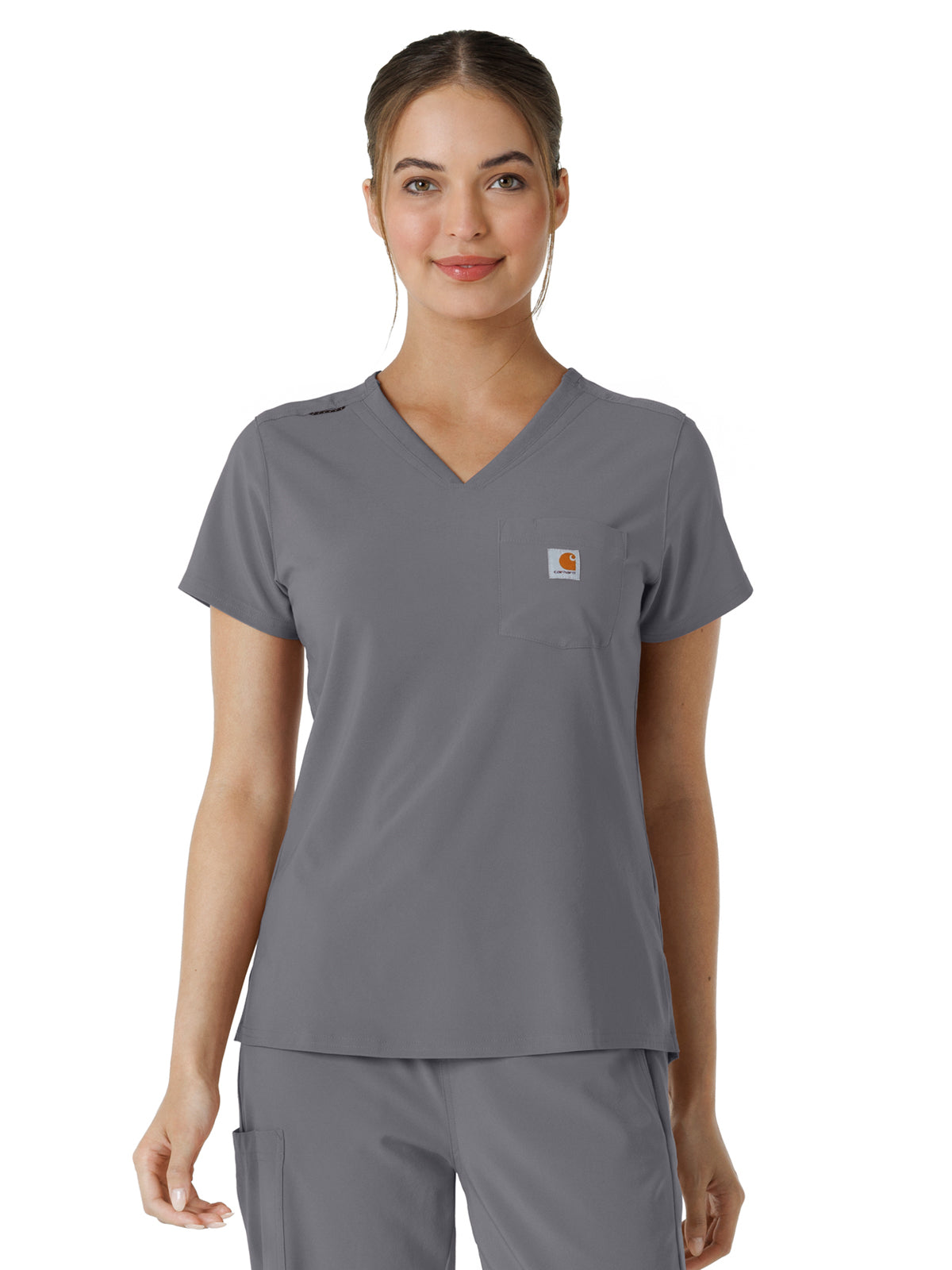 Women's One-Pocket Tuck-In Scrub Top