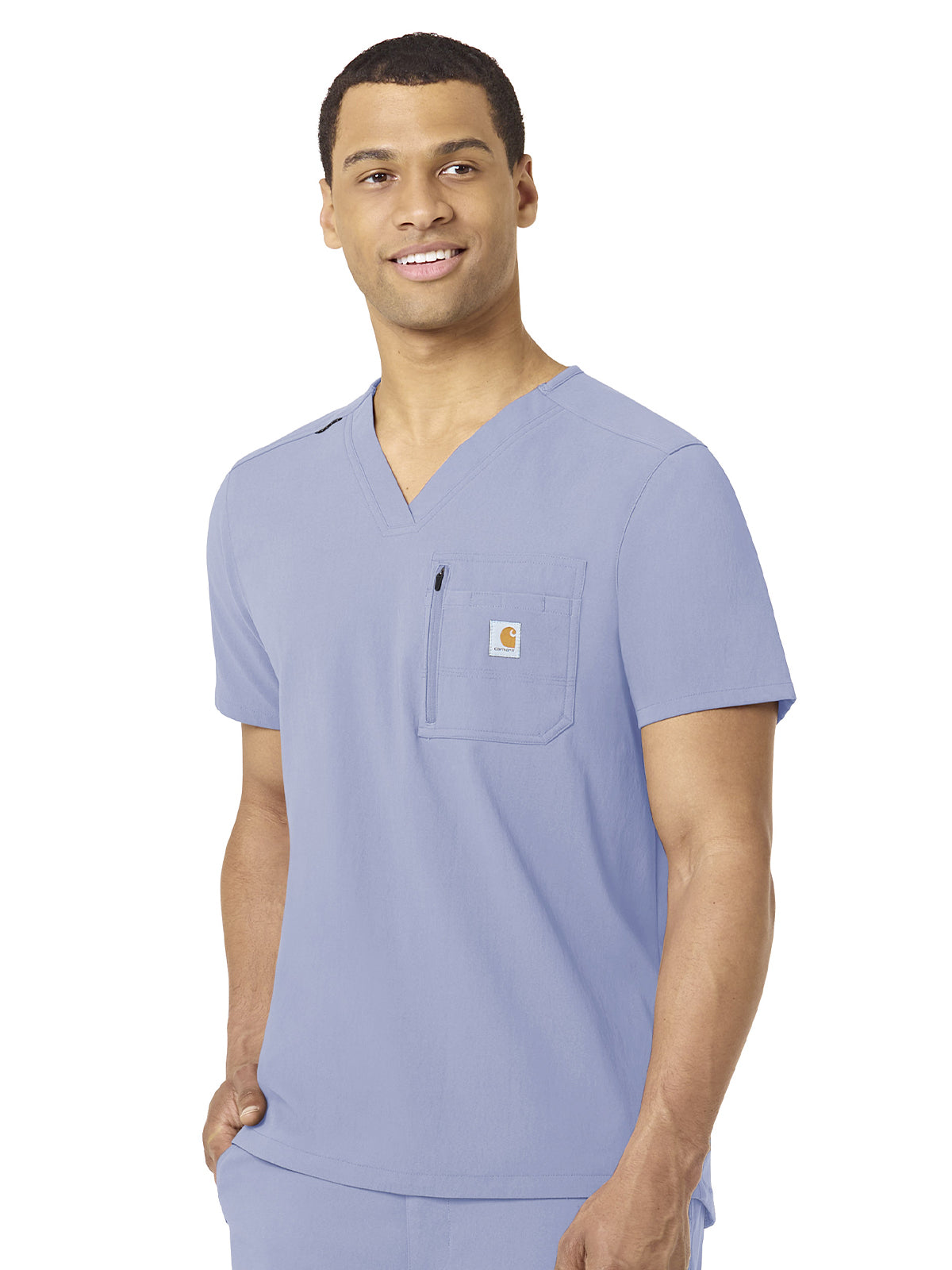 Men's Two-Pocket Modern Fit Tuck-In V-Neck Top