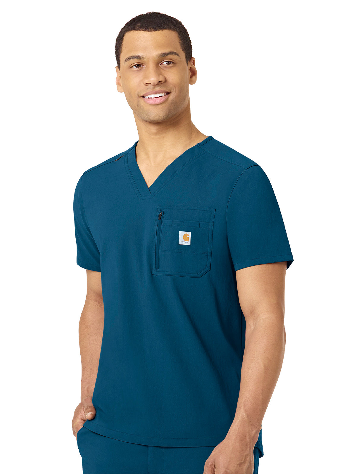 Men's Two-Pocket Modern Fit Tuck-In V-Neck Top