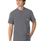 Men's Three-Pocket Henley Scrub Top