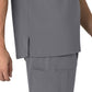 Men's Three-Pocket Henley Scrub Top