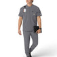 Men's Three-Pocket Henley Scrub Top