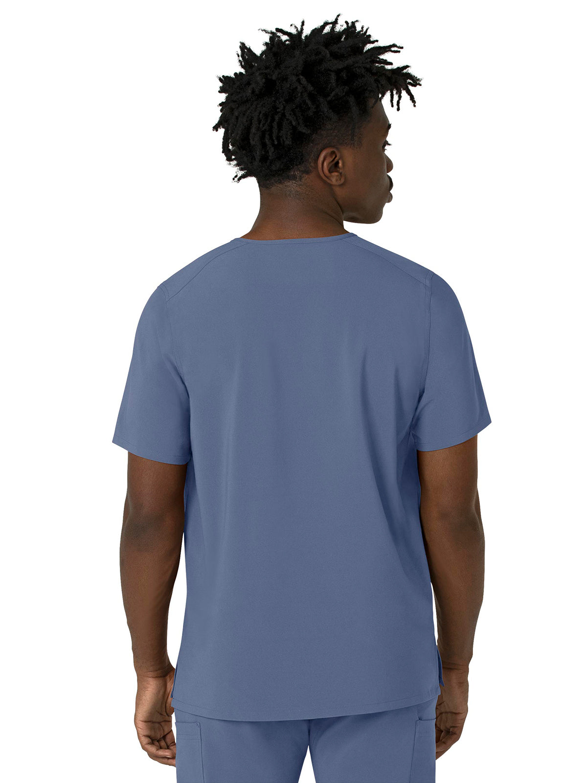 Men's Three-Pocket V-Neck Scrub Top