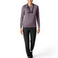 Women's Performance Long Sleeve Tee - C31009 - Black Plum Heather