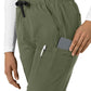 Women's Nine-Pocket Modern Fit Straight Leg Pant - C51213 - Olive