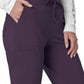 Women's Eight-Pocket Cargo Pant - C53110 - Black Plum