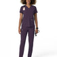 Women's Seven-Pocket Straight Leg Pant - C53210 - Black Plum