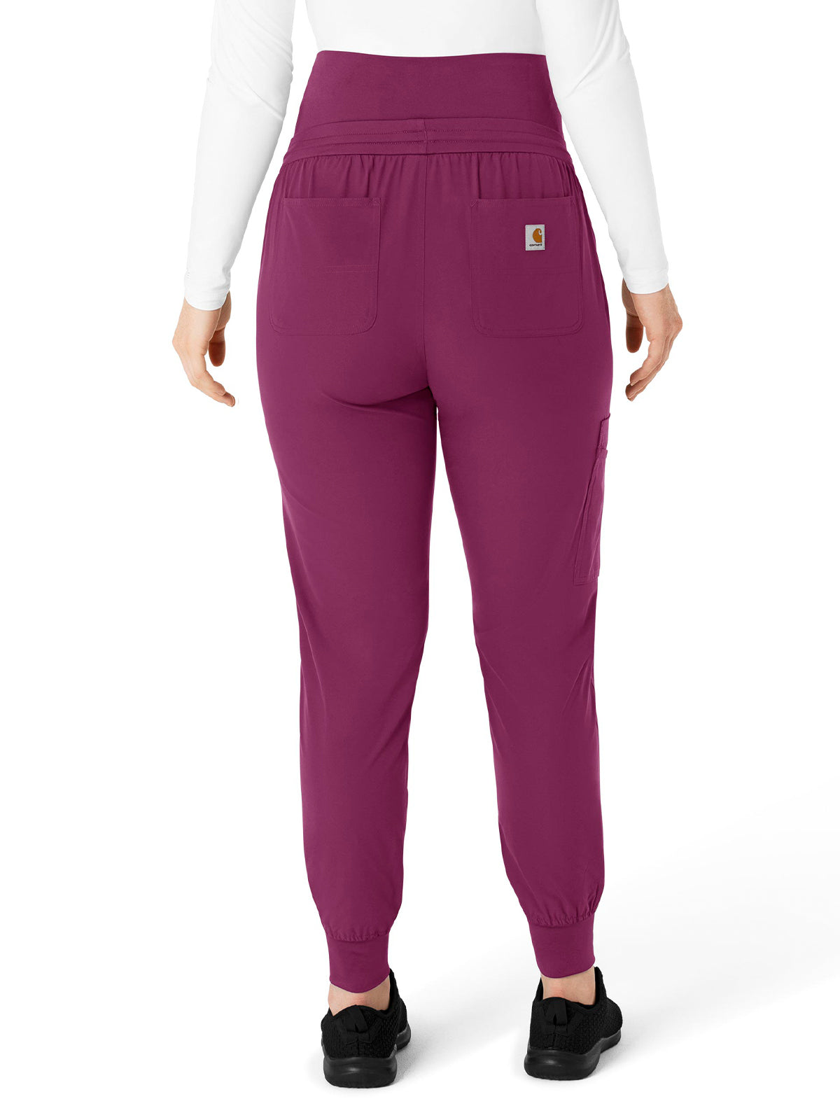 Women's Seven-Pocket Maternity Jogger Scrub Pant