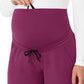 Women's Seven-Pocket Maternity Jogger Pant - C54113 - Wine