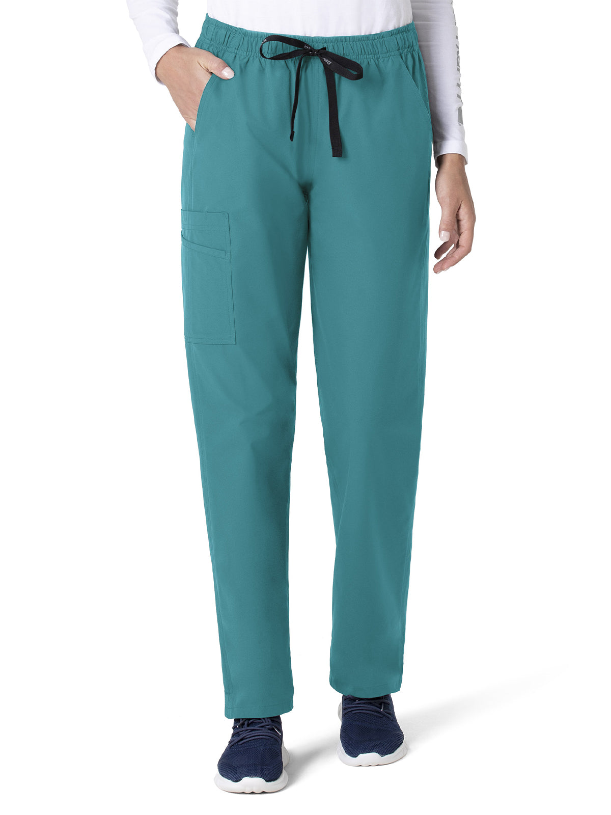 Unisex Six-Pocket Elastic Waist Pant