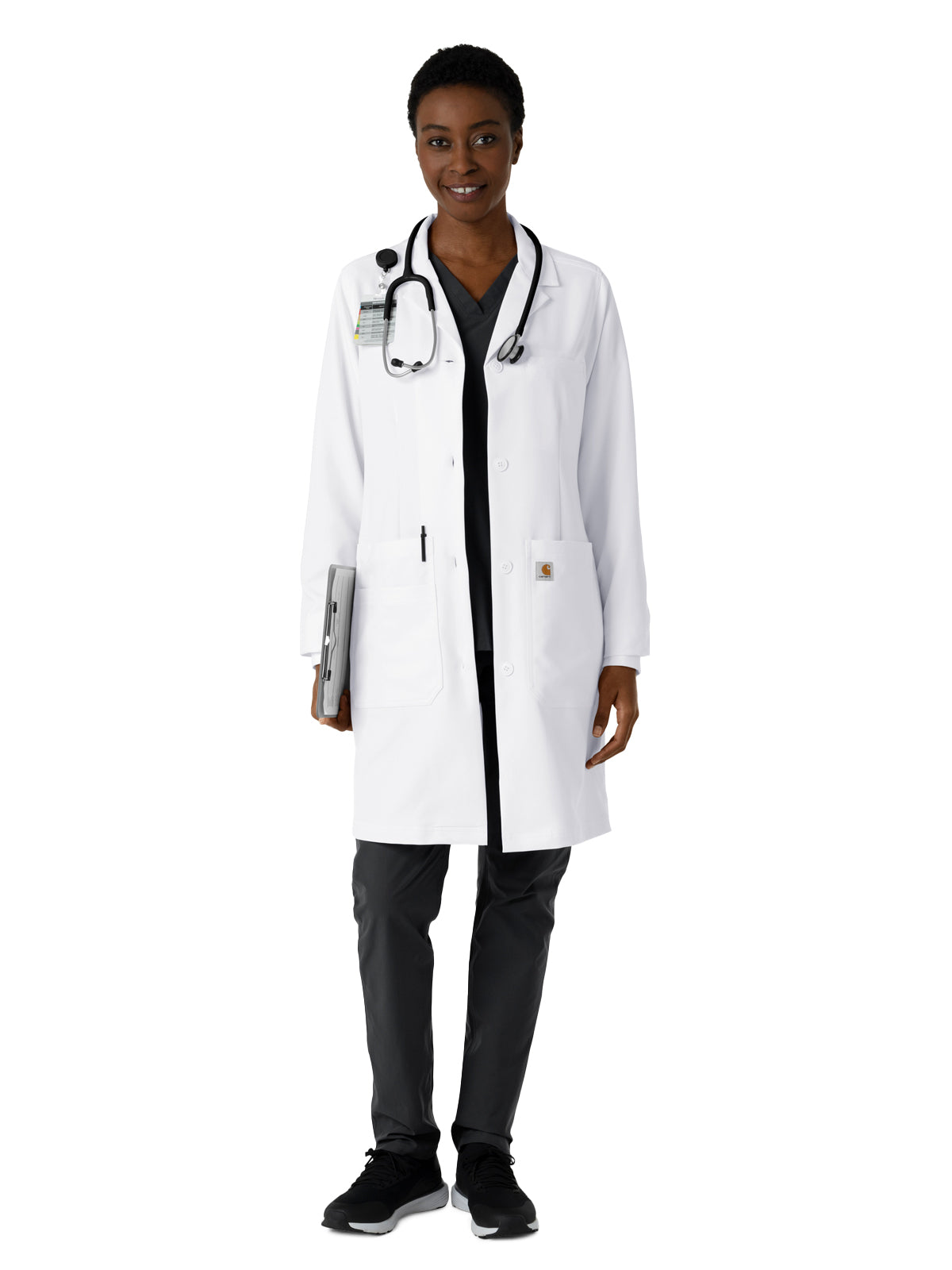 Women's Six-Pocket 38" Long Lab Coat