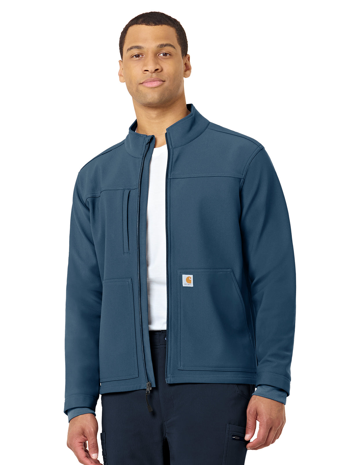 Men's Three-Pocket Bonded Fleece Jacket