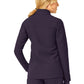 Women's Three-Pocket Bonded Fleece Jacket - C81023 - Black Plum