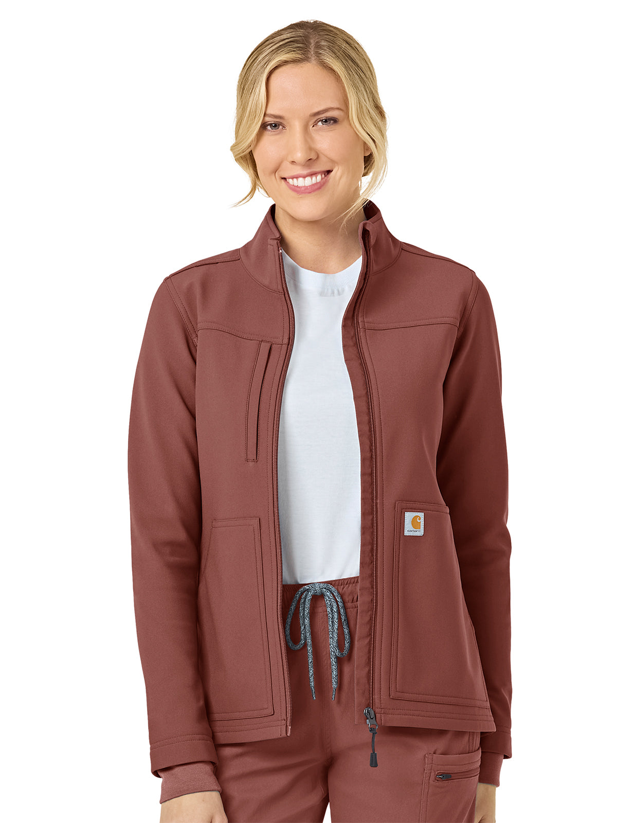 Women's Three-Pocket Bonded Fleece Jacket