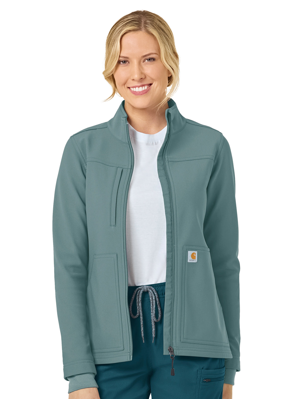 Women's Three-Pocket Bonded Fleece Jacket