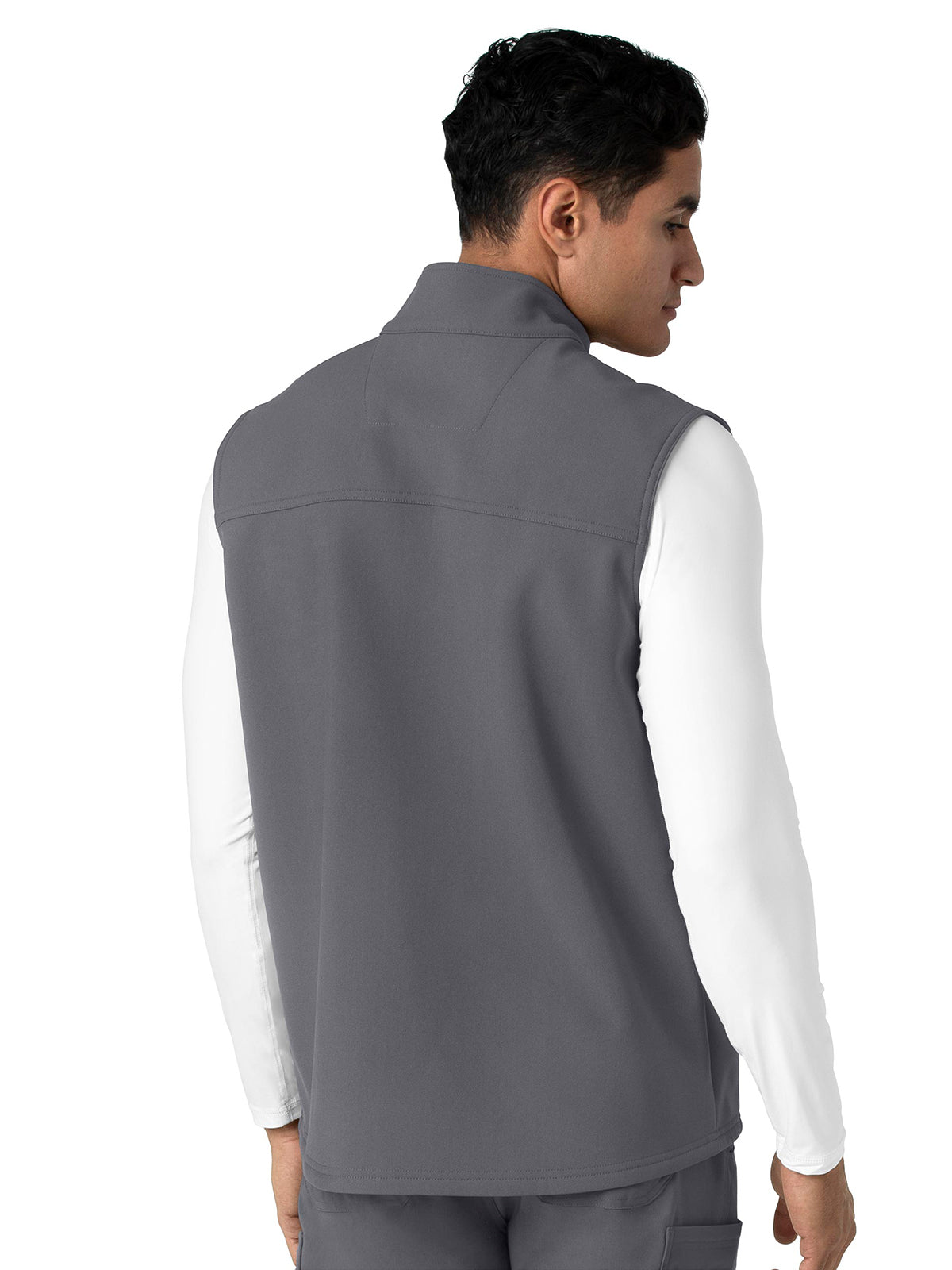 Men's Four-Pocket Bonded Fleece Vest