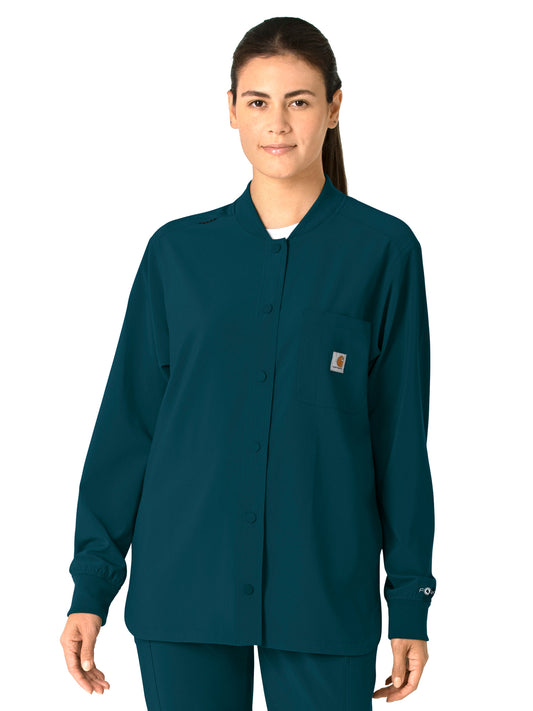 Women's Four-Pocket Modern Fit Shirt Jacket