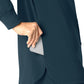 Women's Four-Pocket Modern Fit Shirt Jacket - C82210 - Navy