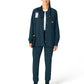 Women's Four-Pocket Modern Fit Shirt Jacket - C82210 - Navy