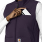 Women's Four-Pocket Bonded Fleece Vest - C83023 - Black Plum