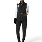 Women's Four-Pocket Bonded Fleece Vest - C83023 - Black