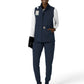 Women's Four-Pocket Bonded Fleece Vest - C83023 - Navy
