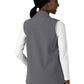 Women's Four-Pocket Bonded Fleece Vest - C83023 - Pewter