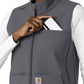 Women's Four-Pocket Bonded Fleece Vest - C83023 - Pewter