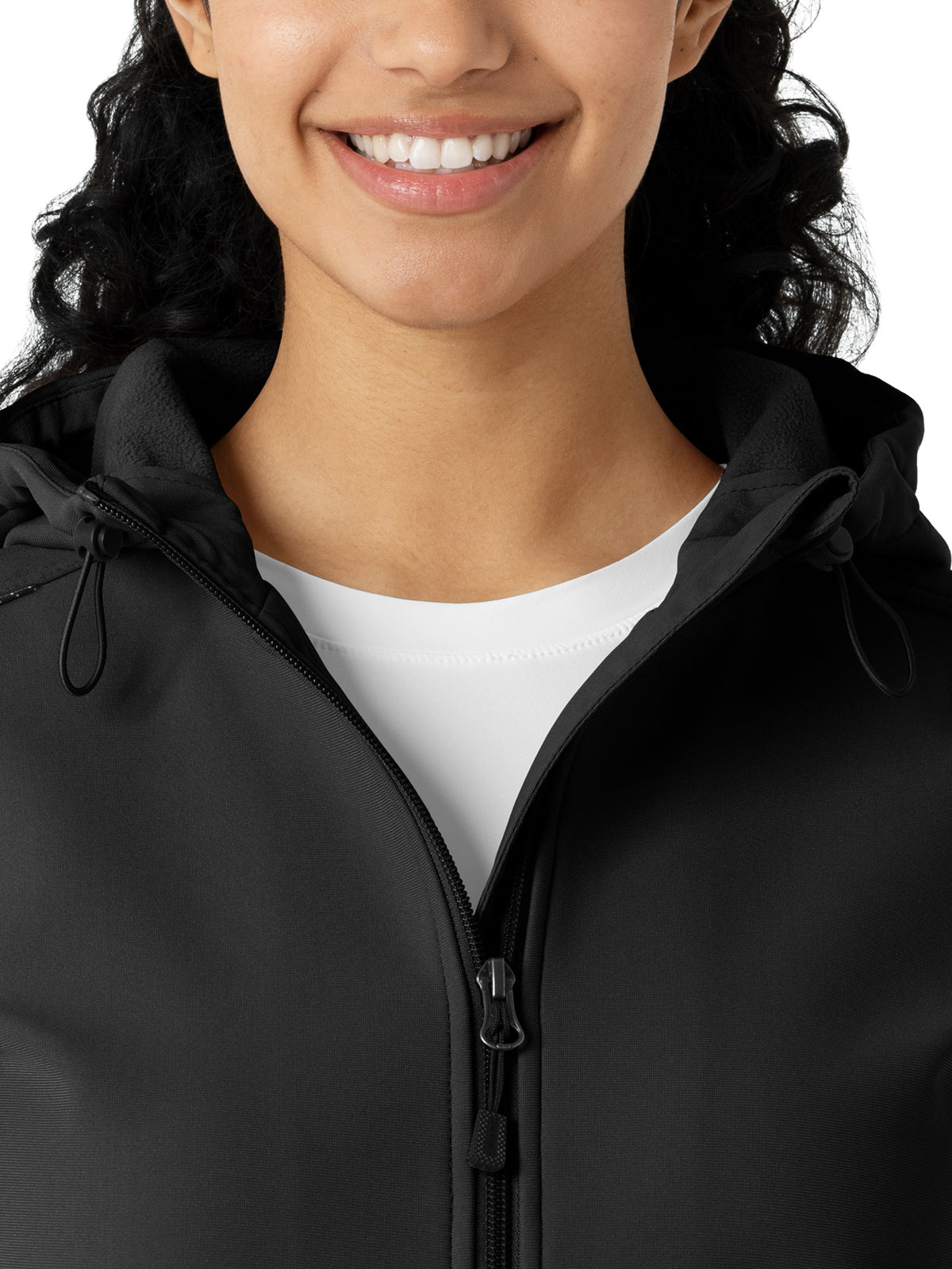 Women's Four-Pocket Bonded Fleece Hoodie