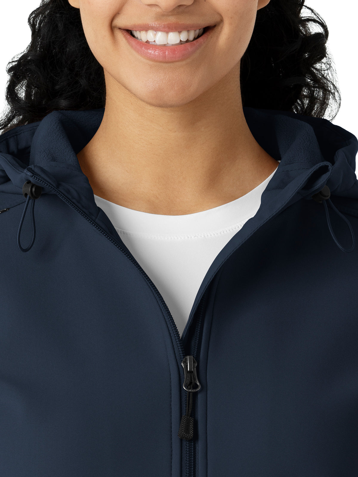 Women's Four-Pocket Bonded Fleece Hoodie