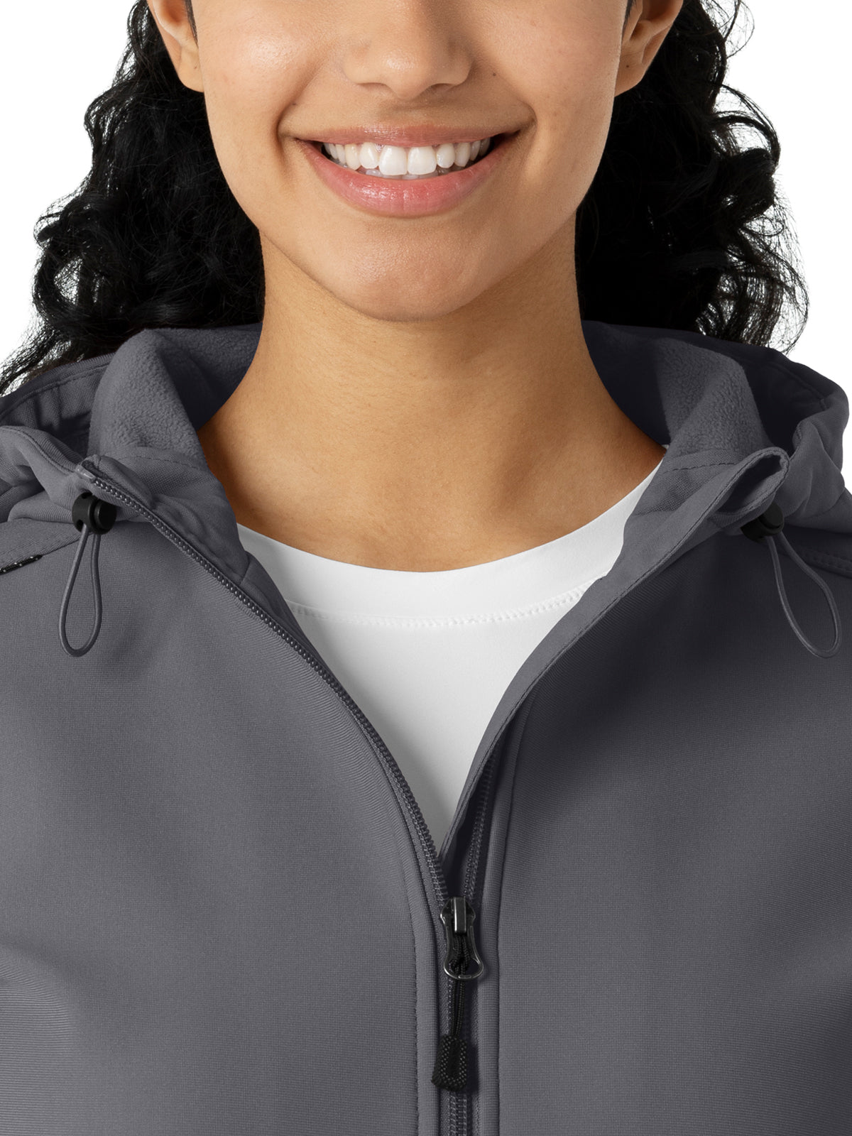 Women's Four-Pocket Bonded Fleece Hoodie