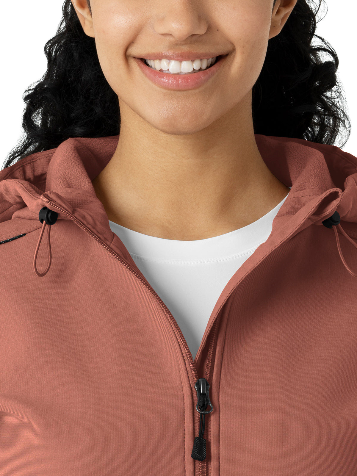 Women's Four-Pocket Bonded Fleece Hoodie