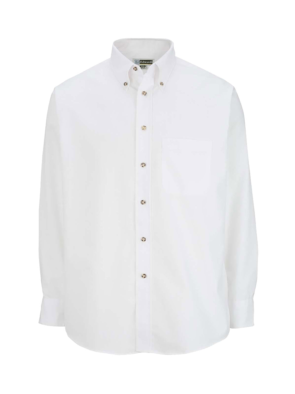 Men's One-Pocket Poplin-Long Sleeve