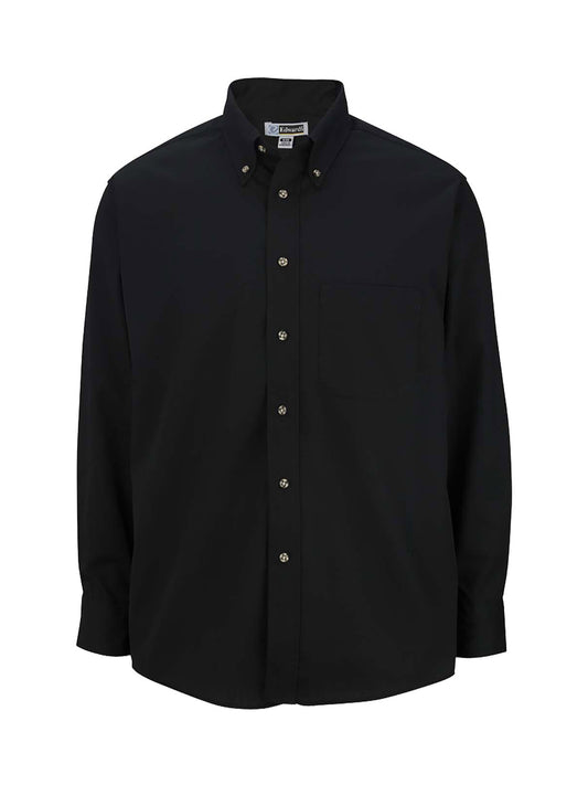 Men's One-Pocket Poplin-Long Sleeve