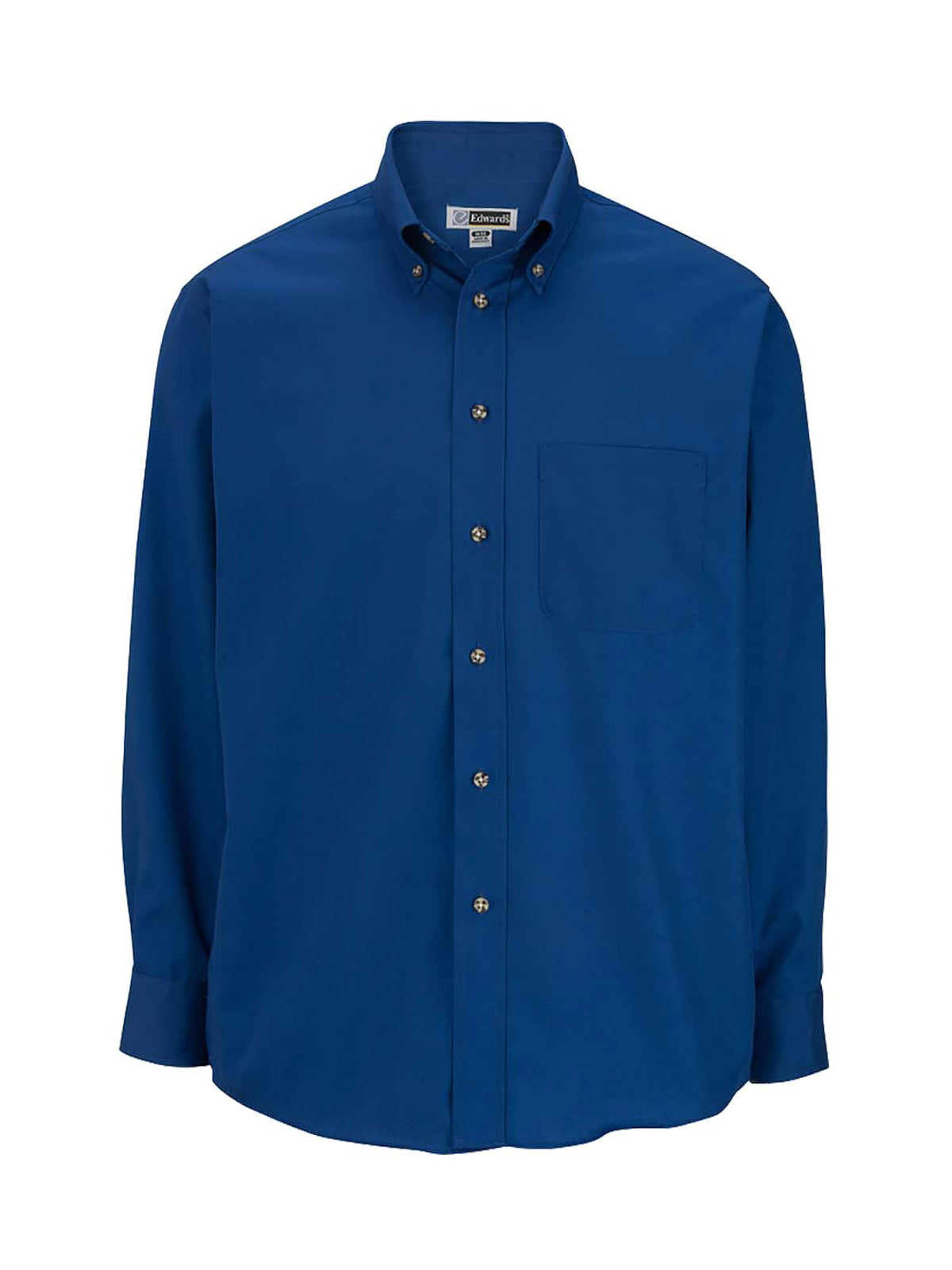 Men's One-Pocket Poplin-Long Sleeve