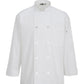 Unisex Long Sleeve Mesh Back Chef Coat