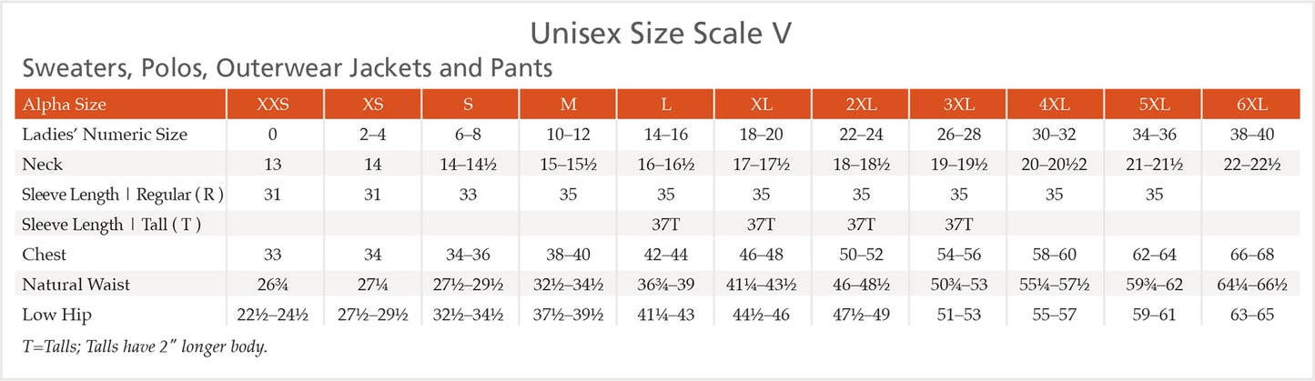 SIZECHART