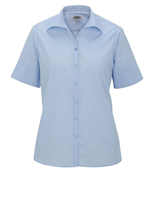 Women's Short Sleeve Lightweight Poplin Shirt