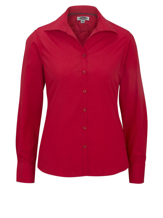 Women's Long Sleeve Lightweight Poplin Shirt