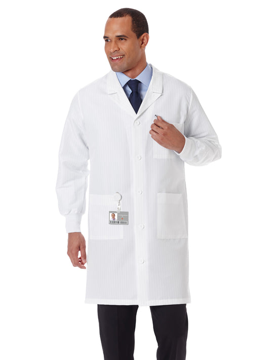 Unisex Three-Pocket 40" Full-Length Lab Coat