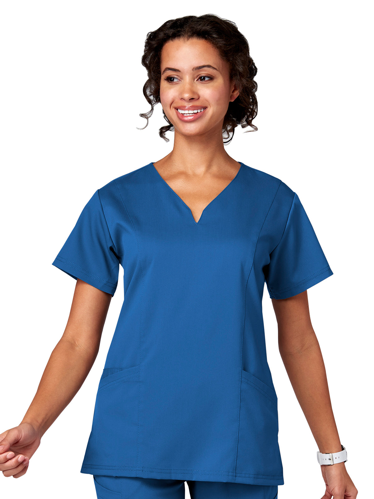 Women's 2-Pocket Ventral V-Neck Top