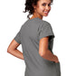 Women's 2-Pocket Notch Top - 15201 - Pewter