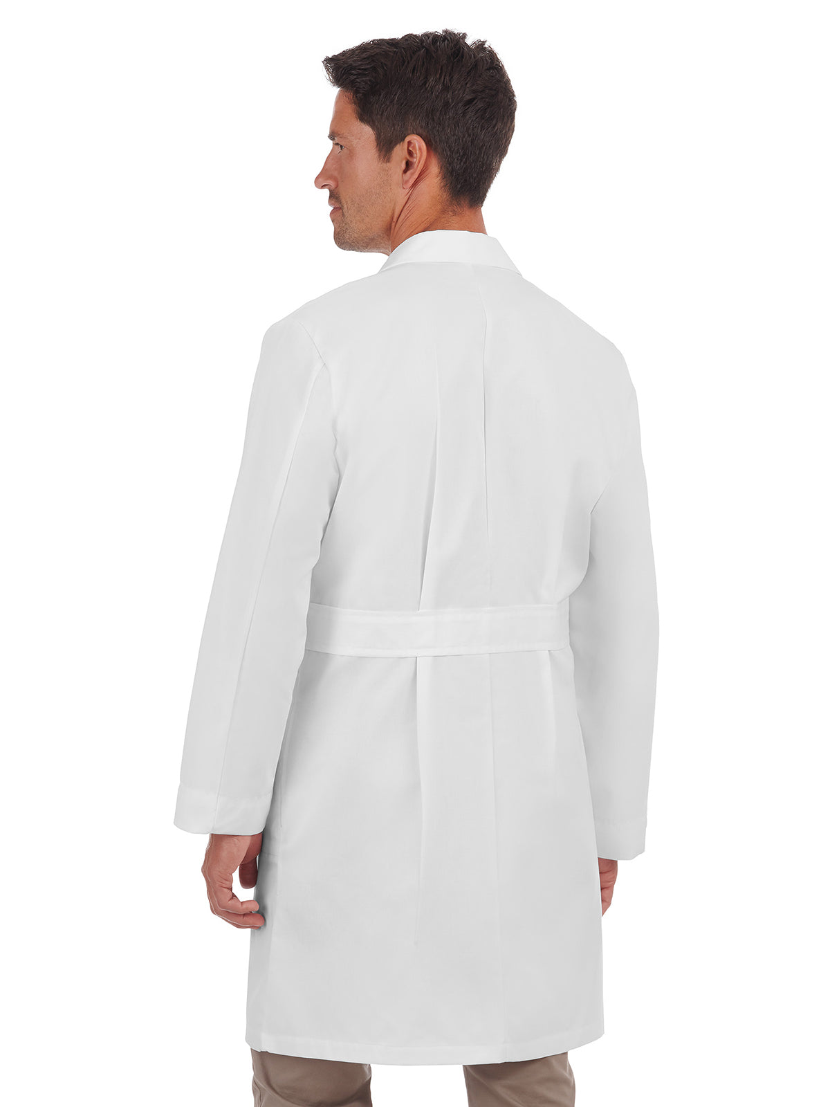 Men's Five-Pocket 38" Full-Length Long Lab Coat