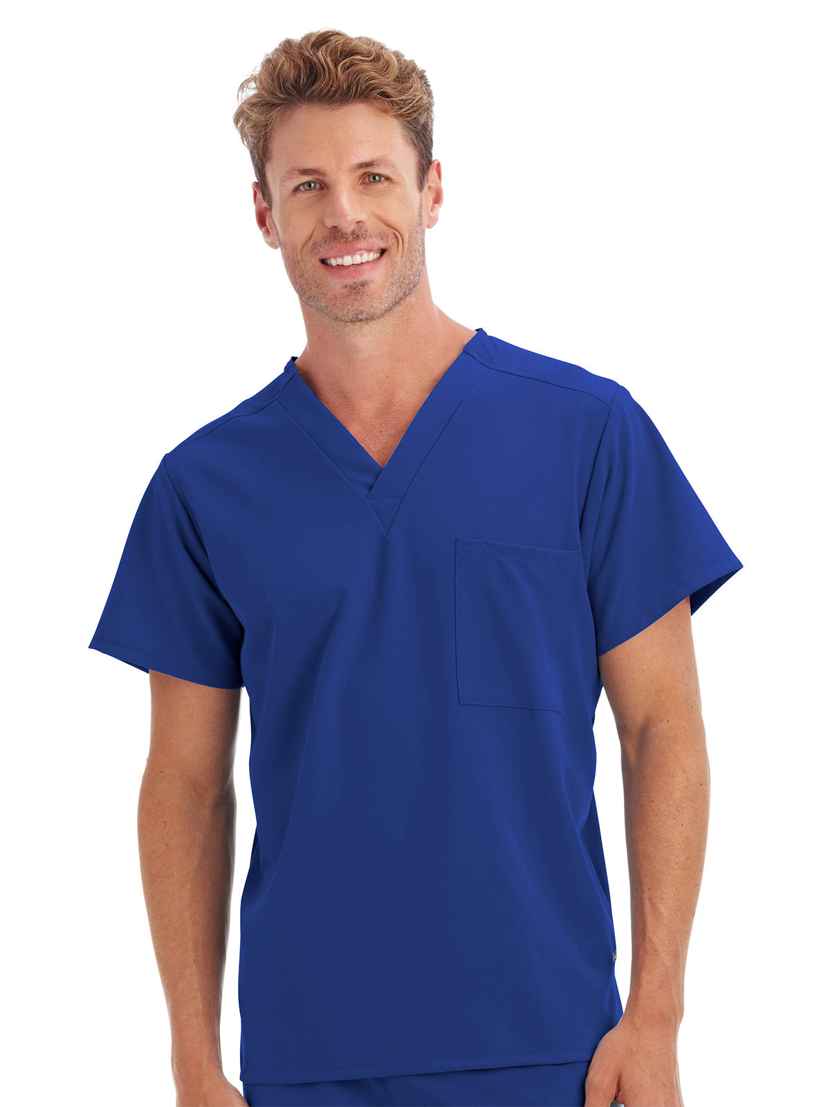 Unisex 1-Pocket V-Neck Scrub Top