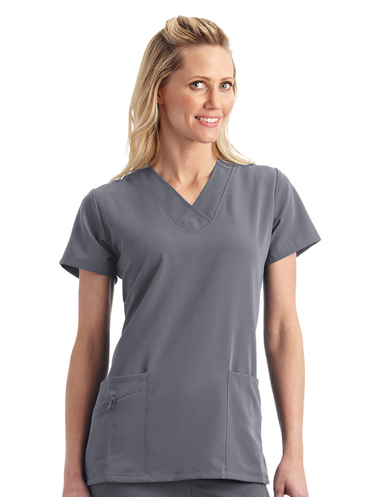 Women's 2-Pocket Scrub Top