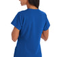 Women's 5-Pocket Mock Wrap Top - 2306 - Royal Blue