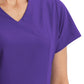 Women's 5-Pocket Mock Wrap Top - 2306 - Purple